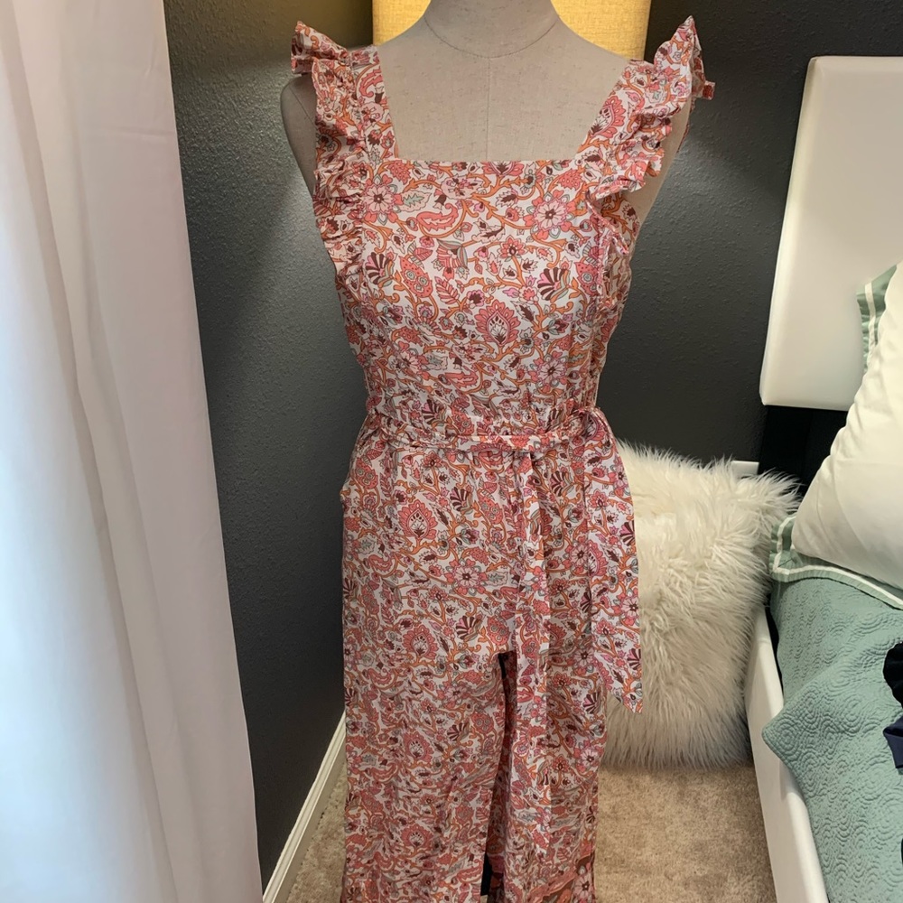 LOFT Beach XXS BOHO Pant Romper
